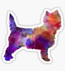 Cairn Terrier in watercolor Sticker