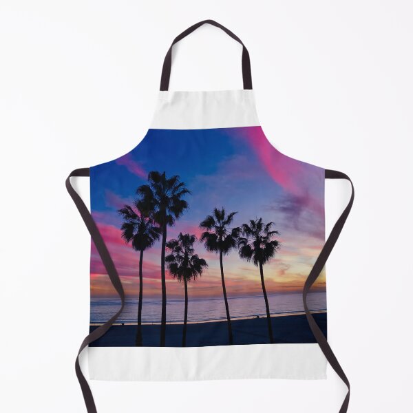 Item preview, Cotton Candy Pink Palm Tree Ocean Sunset designed and sold by newburyboutique.