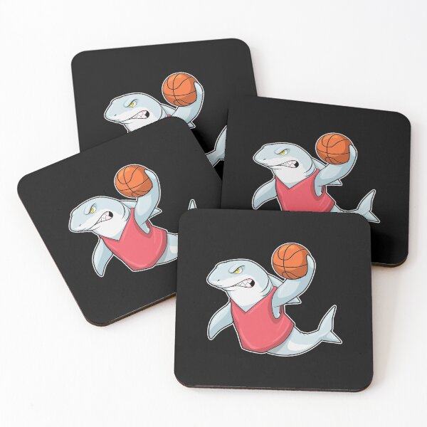 Item preview, Shark at Sports with Basketball designed and sold by Snabdesign84.