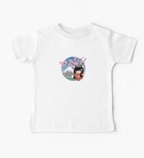 Japanese Kitsune Kokeshi Doll Baby Tee