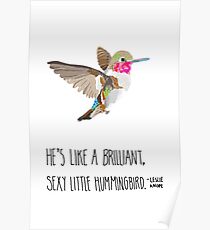 Sexy Little Hummingbird Poster