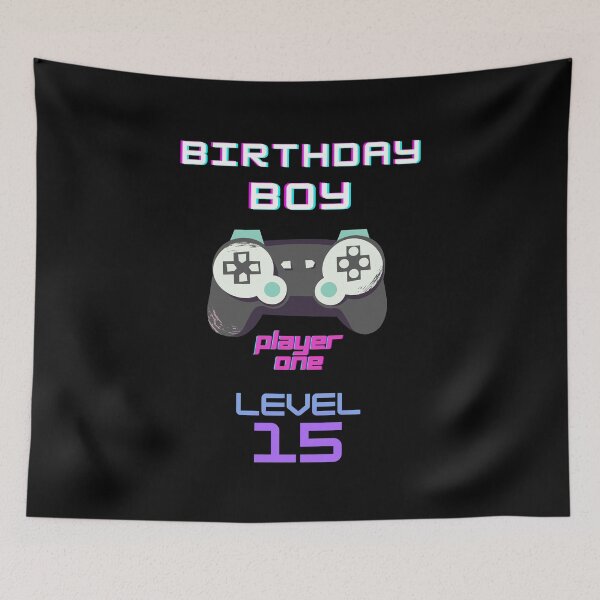 Item preview, BIRTHDAY BOY LEVEL 15 designed and sold by 30-Merch.