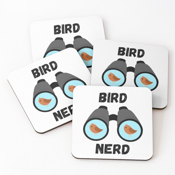 Item preview, Bird Nerd Binocular Funny T-shirt (black text) designed and sold by BirdWorksRI.