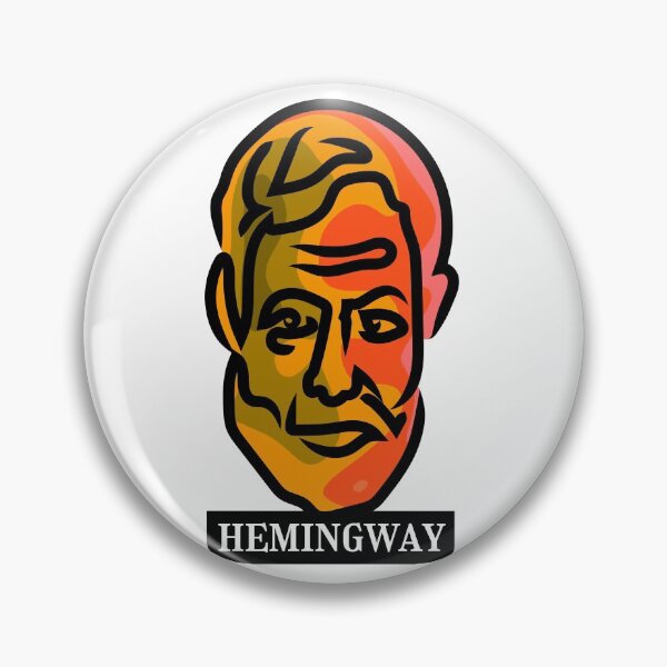 Item preview, Hemingway portrait designed and sold by Xdelacra.