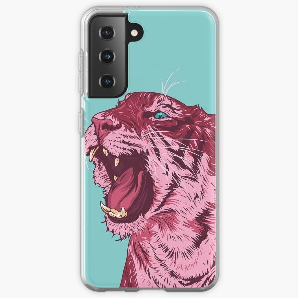 Magenta tiger Samsung Galaxy Soft Case