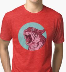 Magenta Tiger Vintage T-Shirt