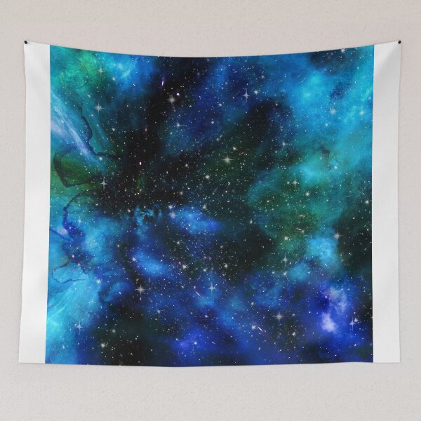 Item preview, Galaxy pattern. Stars in the universe. Hand painted with watercolors designed and sold by bernd49.