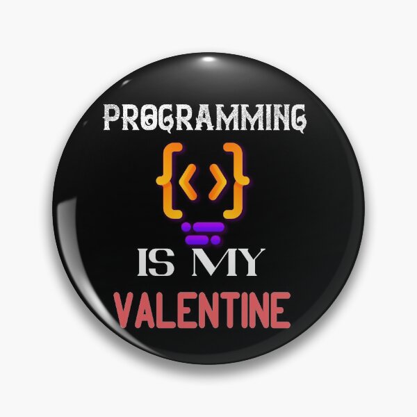 Item preview, Programming Is My Valentine designed and sold by Jadyco.
