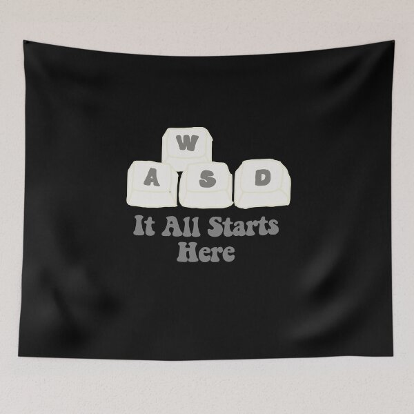 Item preview, WASD It All Starts Here designed and sold by kaiordesigns.