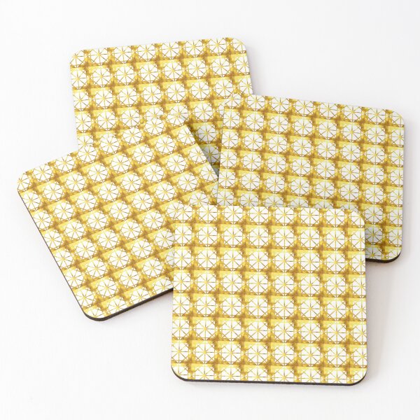Item preview, Gold and white geometric pattern designed and sold by mag3118.