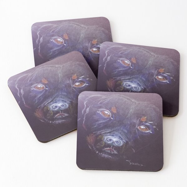 Item preview, Bulldog in the Dark designed and sold by LincsArtbyTara.