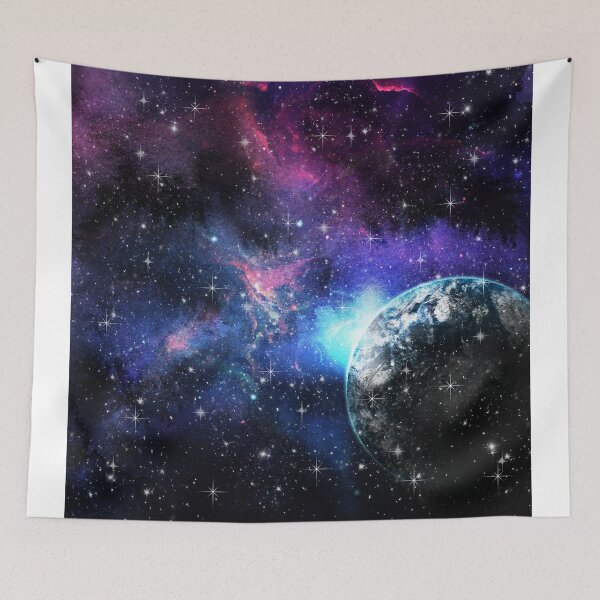 Item preview, Galaxy pattern. Planets in the universe. Hand painted with watercolors designed and sold by bernd49.
