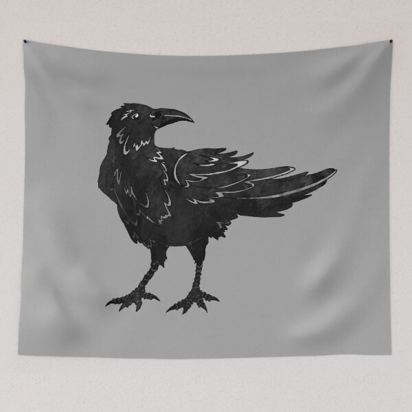 Item preview, Hand Drawn Crow designed and sold by Bumblefuzzies.