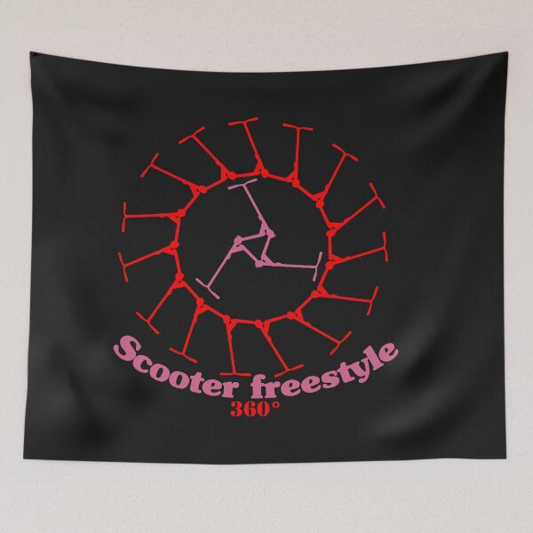Item preview, Circle of scooter freestyle designed and sold by saturdayride.