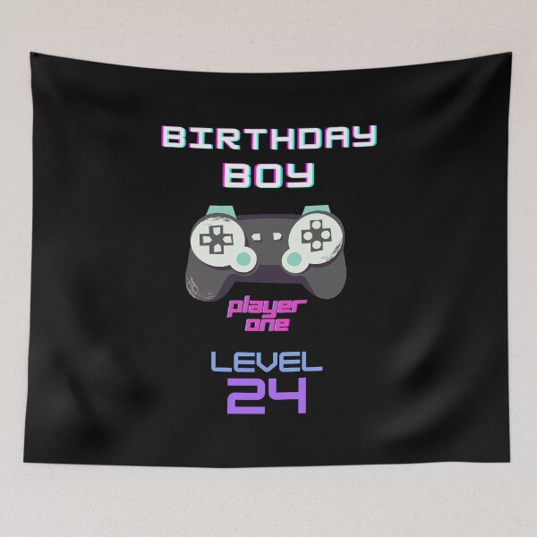 Item preview, CUMPLEAÑOS NIÑO NIVEL 24 designed and sold by 30-Merch.