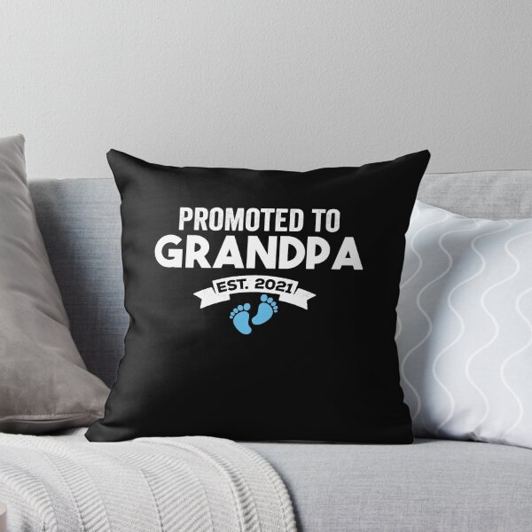 Item preview, Promoted To Grandpa Est 2021 - Newborn baby boy Grandfather designed and sold by majuga.