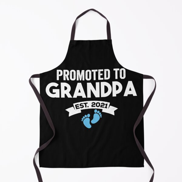 Artikelvorschau, Promoted To Grandpa Est 2021 - Newborn baby boy Grandfather entworfen und verkauft von majuga.