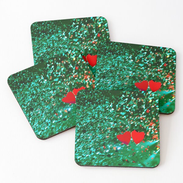 Item preview, Hearts Dance Green designed and sold by HappigalArt.