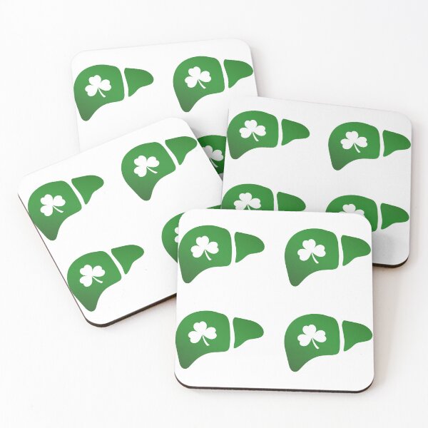 Item preview, STICKER PACK Irish Shamrock Liver  designed and sold by ArqDezines.