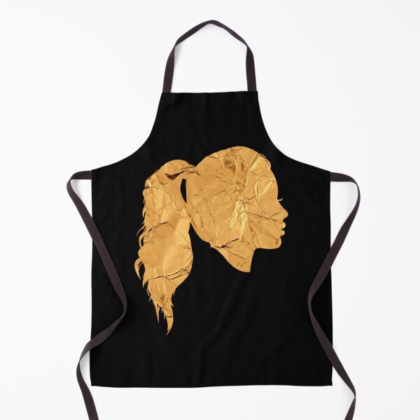Item preview, Beauty Salon Women Faces - Foil Tin Long hair ponytail designed and sold by Dr.YesOrNo.