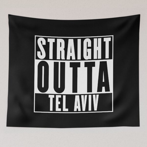 Item preview, Straight Outta Tel Aviv designed and sold by RandomStuffShop.