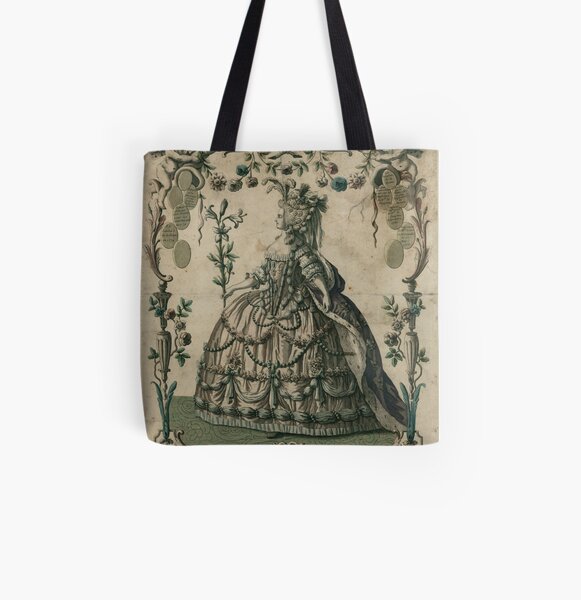Marie-Antoinette Tote bag doublé