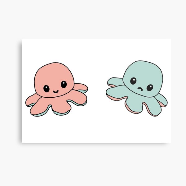 Dibujo Pulpitos Reversibles Animados Pulpo Reversible Dibujo