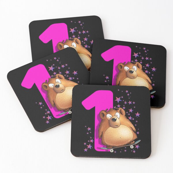 Item preview, Skateboard Bear First Birthday 1 Year designed and sold by FD-Design.