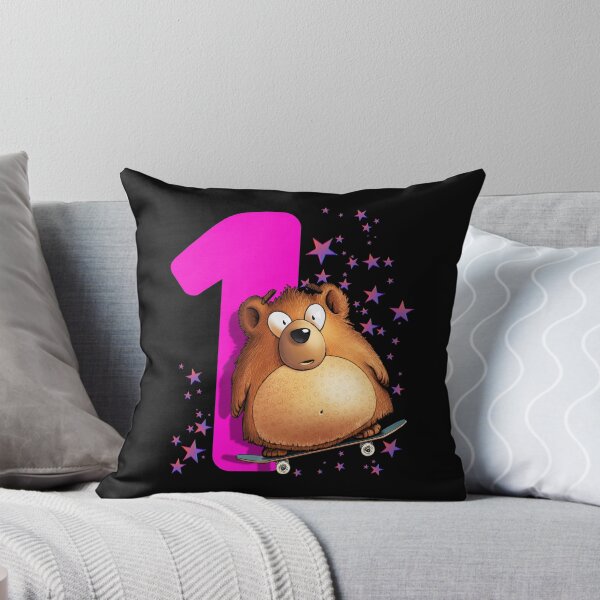 Item preview, Skateboard Bear First Birthday 1 Year designed and sold by FD-Design.