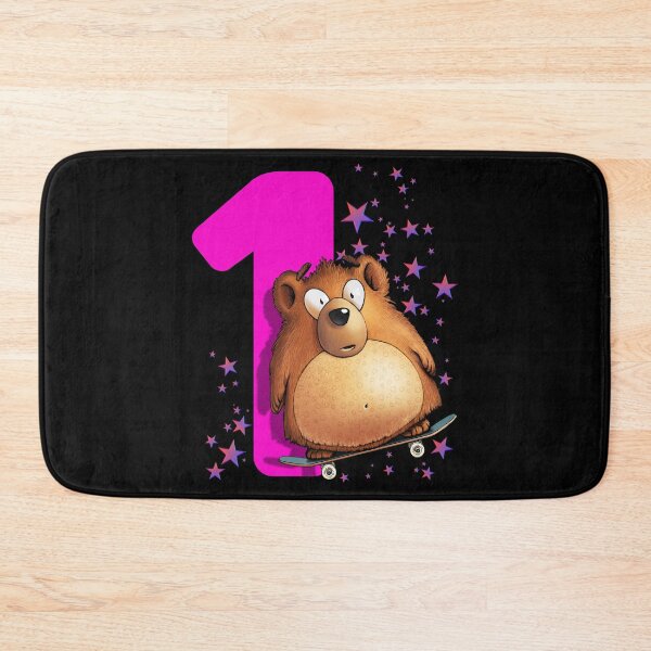 Item preview, Skateboard Bear First Birthday 1 Year designed and sold by FD-Design.