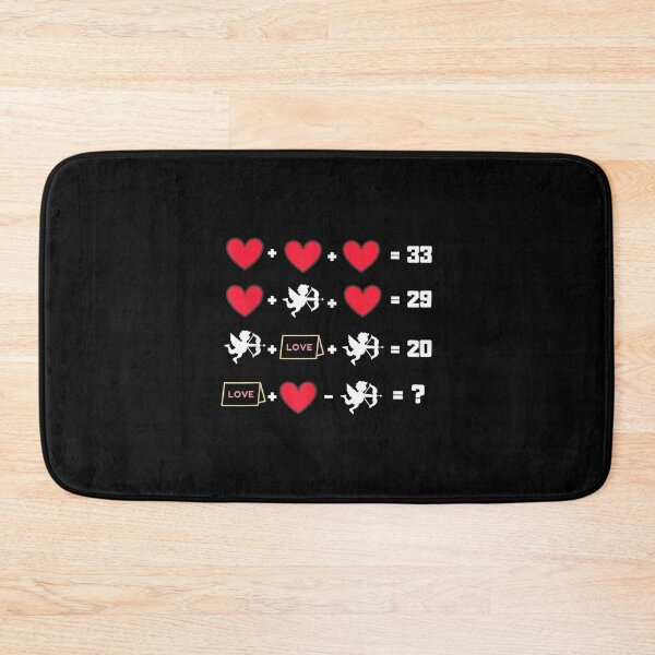 Artikelvorschau, Valentine Math Equations Shirt für Mathematiklehrer TShirt23 entworfen und verkauft von CristinaKarman3.