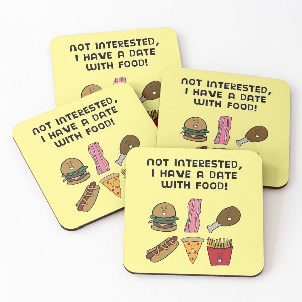 Item preview, I Have A Date With Food - Junk Food designed and sold by Sketchypenface.