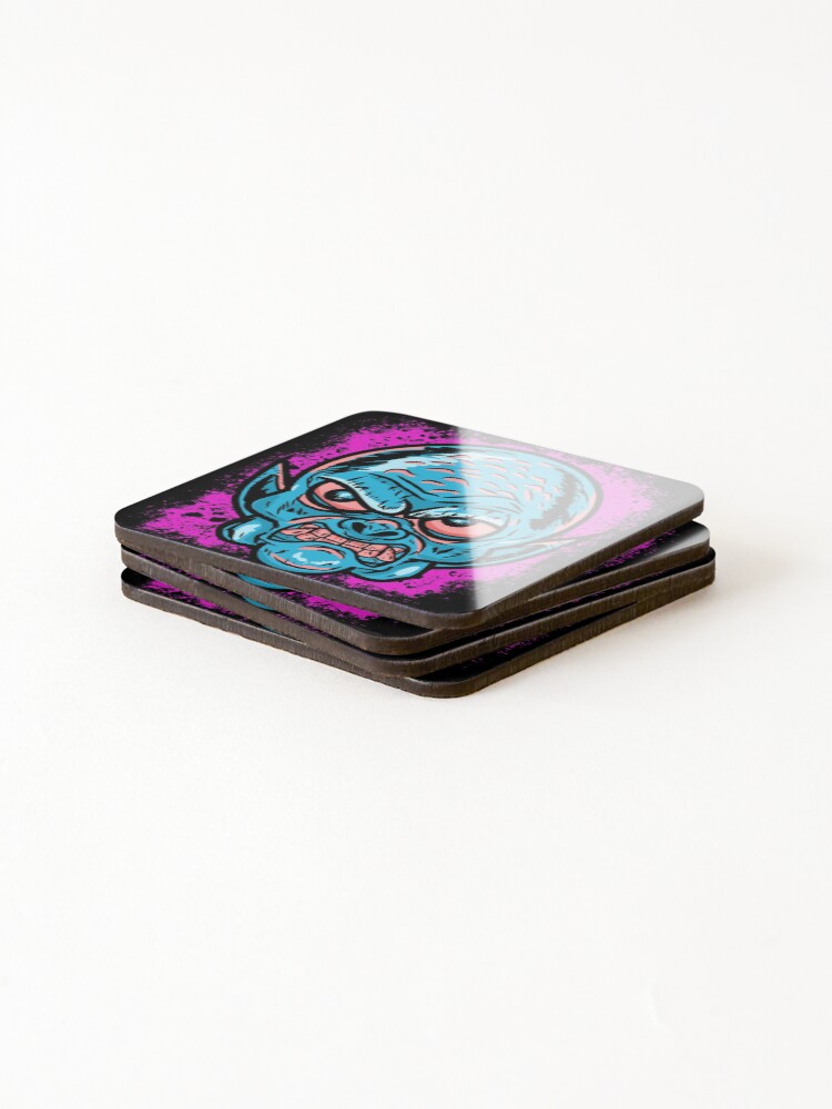 Thumbnail 4 of 5, Coasters (Set of 4), Bat Boy designed and sold by RGIllustrations.