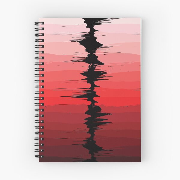 Item preview, Horizontal Red color palette brush strokes  designed and sold by Soumita.