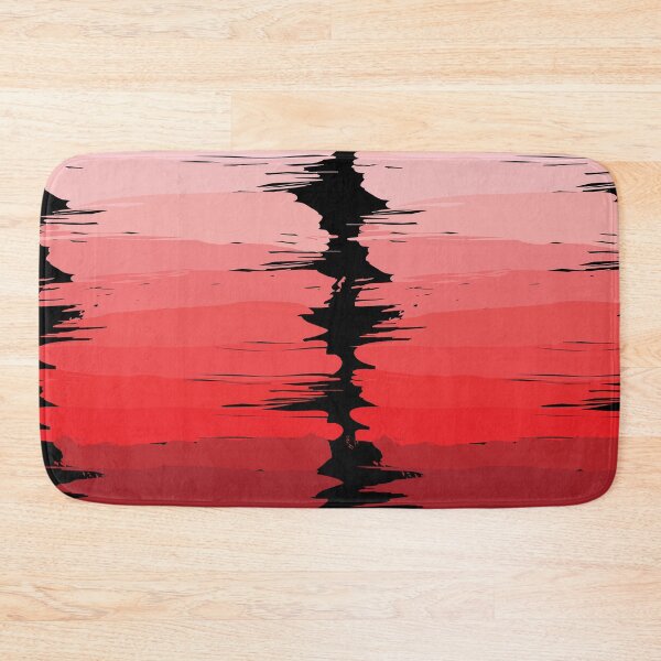 Item preview, Horizontal Red color palette brush strokes  designed and sold by Soumita.