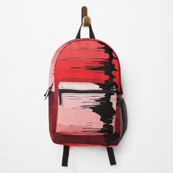 Item preview, Horizontal Red color palette brush strokes  designed and sold by Soumita.