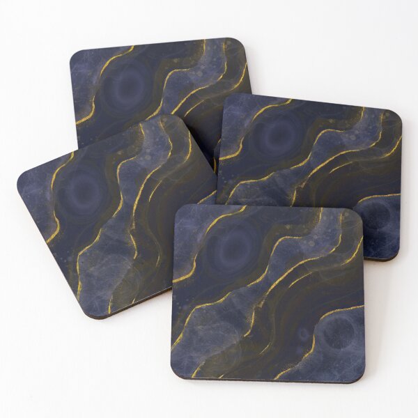 Item preview, Blue and Gold Abstract design designed and sold by primapixie.
