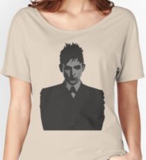 Penguin portait - Gotham Women's Relaxed Fit T-Shirt