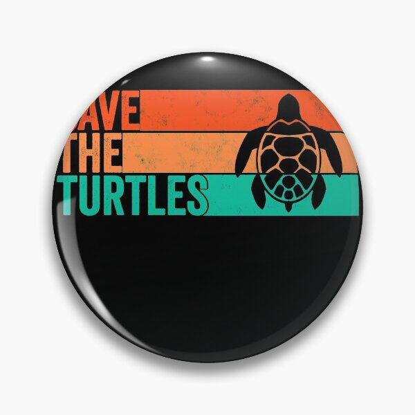Item preview, Save The Turtles Vintage Retro SKSKSK and I Oop designed and sold by majuga.