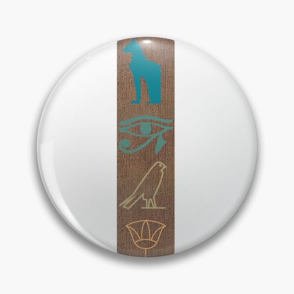 Item preview, Colorful egyptian hieroglyphics designed and sold by AnahisRose.