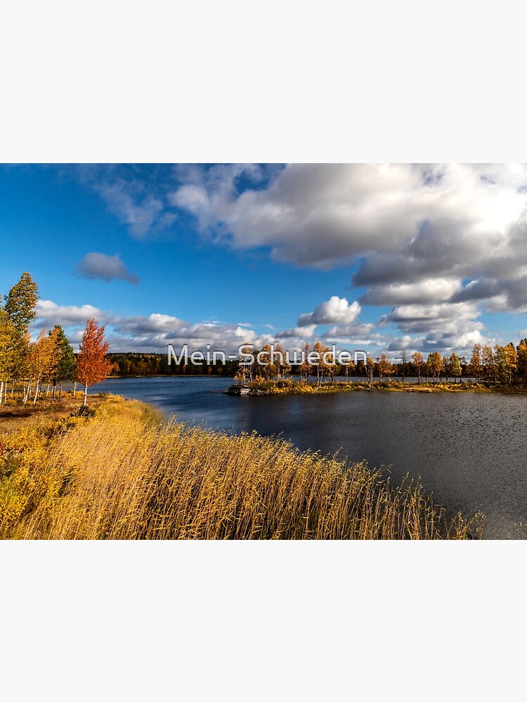 Eine herbstliche Landschaft bei Arjeplog von Mein-Schweden