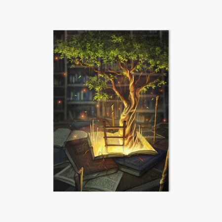 The Librarian's Retreat Art Board Print