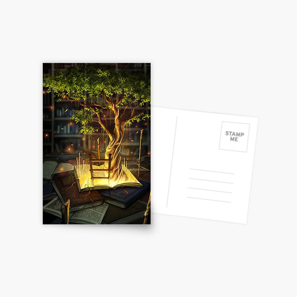 The Librarian's Retreat Postcard
