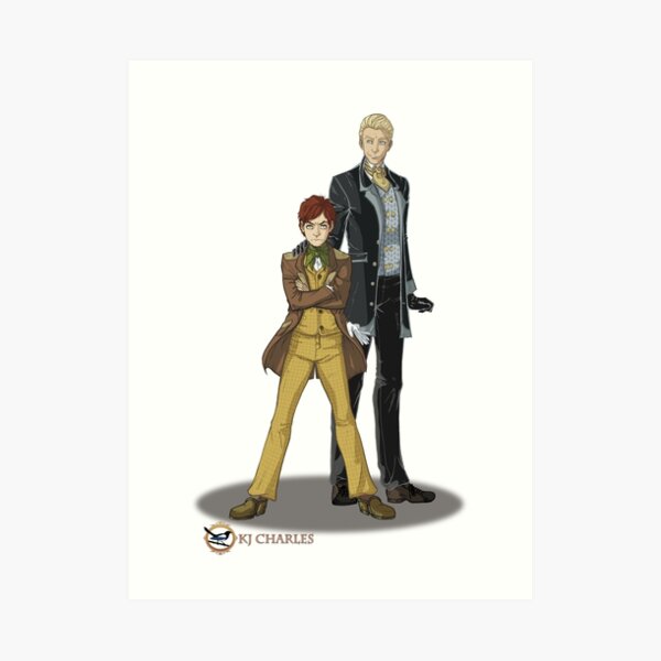 Stephen and Crane by Mila May Art Print