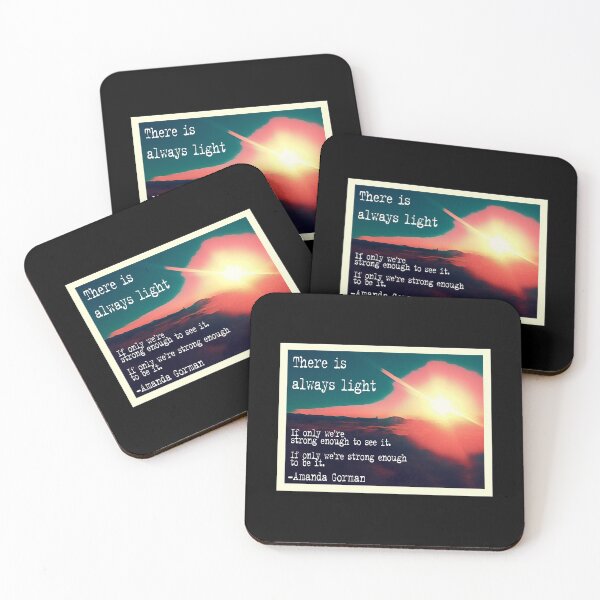 Item preview, Amanda Gorman, inauguration poem, there is always light  designed and sold by The Snarky  Psychologist.