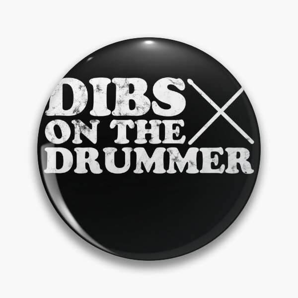 Item preview, Dibs on the Drummer Funny Music Band vintage distressed designed and sold by majuga.