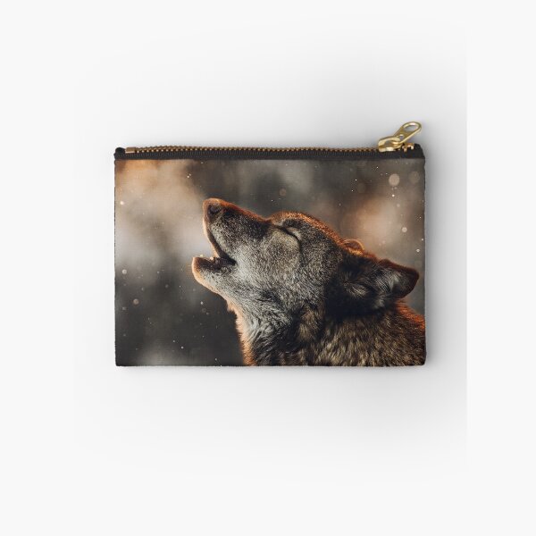 Item preview, Howling Wolf in Sun Snow Shower designed and sold by Jessica Kirste.