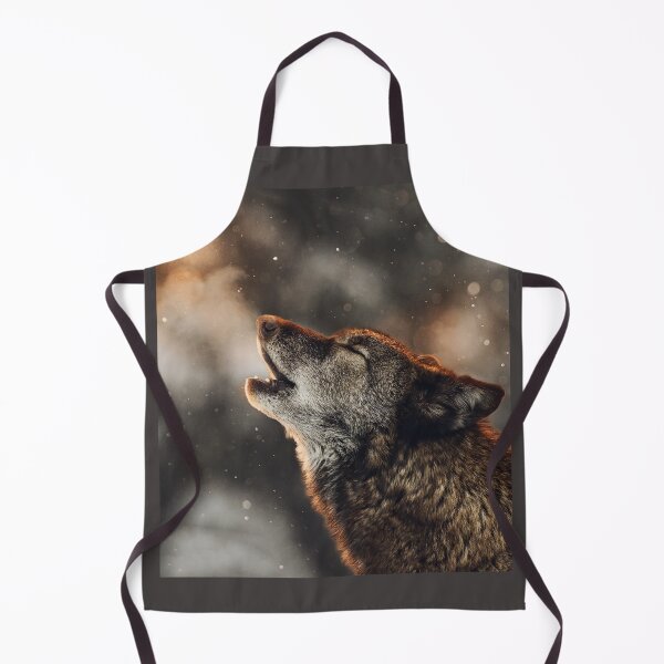 Item preview, Howling Wolf in Sun Snow Shower designed and sold by Jessica Kirste.