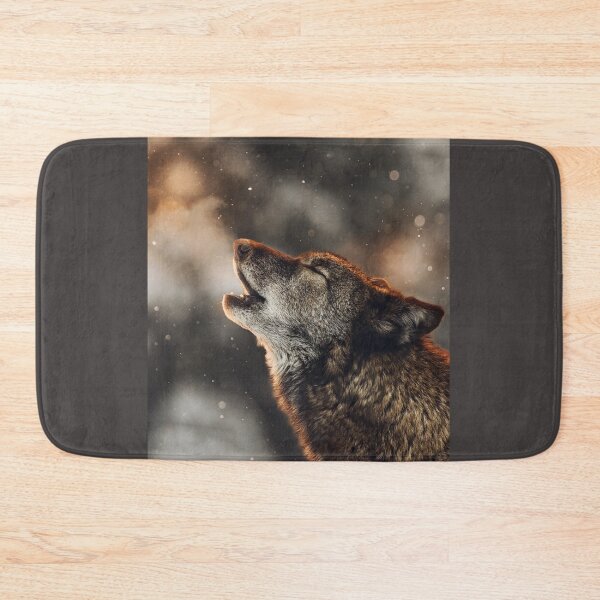 Item preview, Howling Wolf in Sun Snow Shower designed and sold by Jessica Kirste.