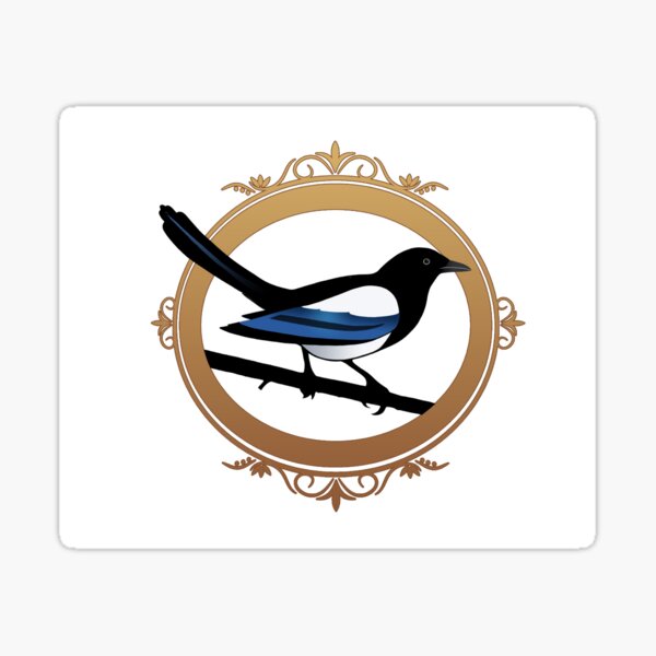 KJC Magpie logo Sticker